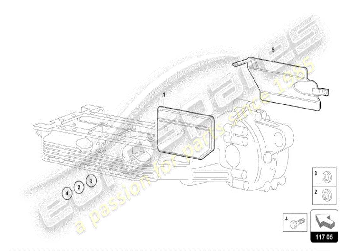 lamborghini diablo vt (1997) oil sump part diagram