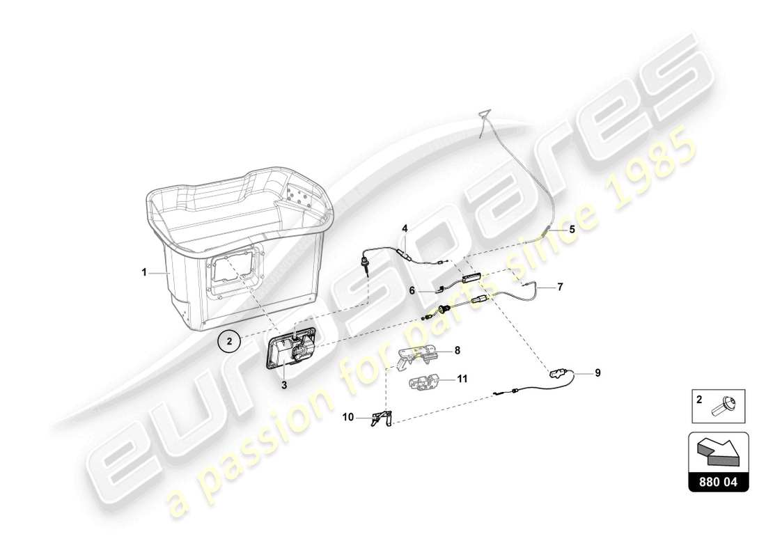 lamborghini lp770-4 svj roadster (2022) chest part diagram