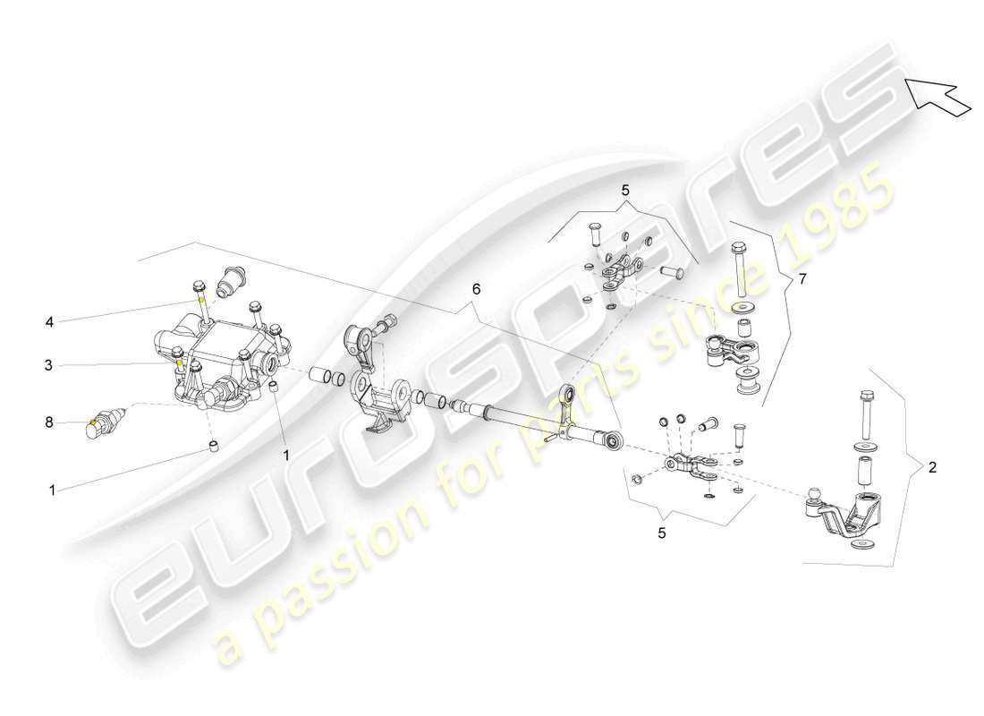 lamborghini gallardo spyder (2006) switch unit part diagram