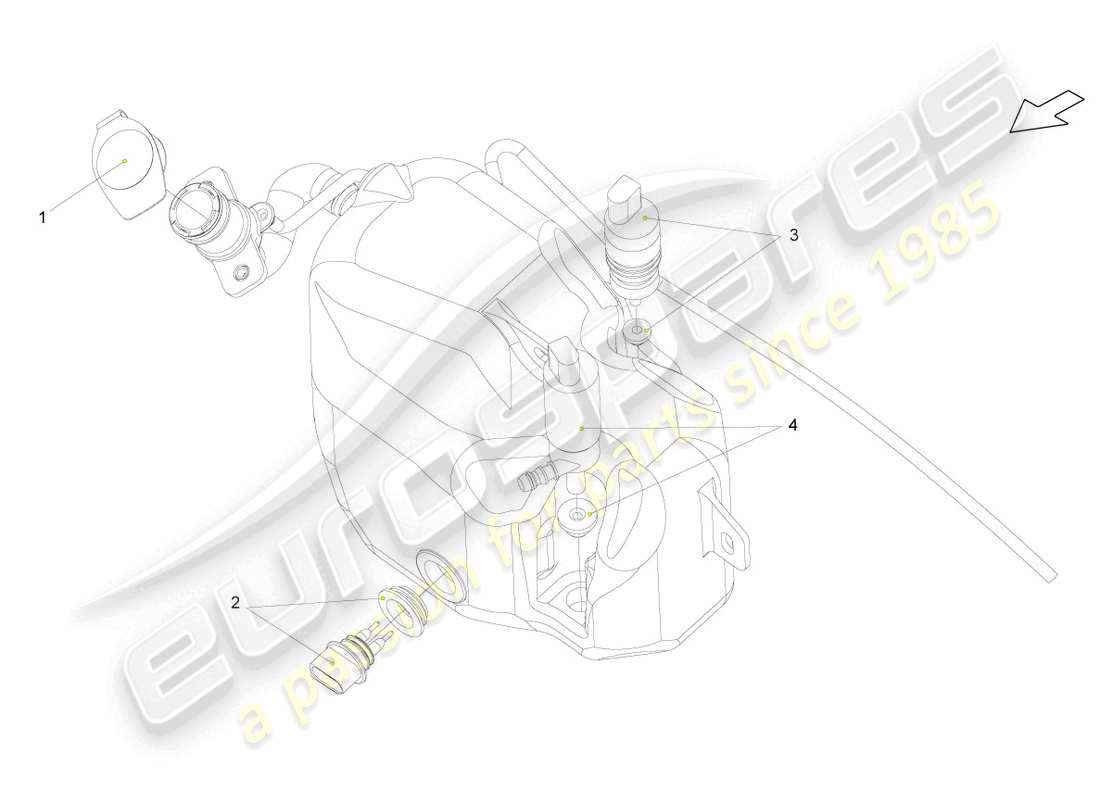 lamborghini lp550-2 coupe (2013) water level sender part diagram