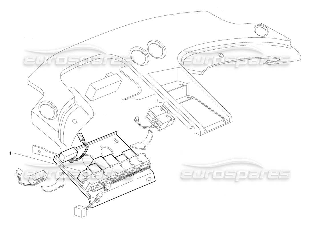 lamborghini diablo (1991) electrical system (valid for usa version - september 1991) part diagram