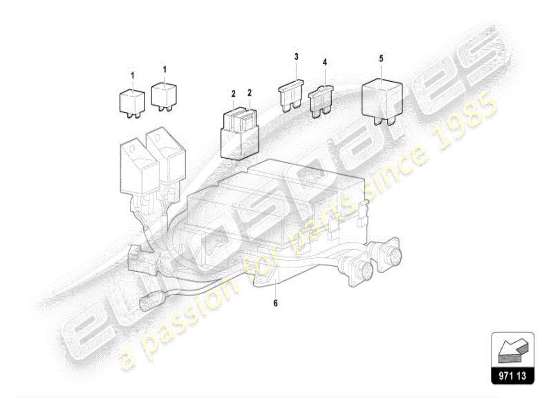 lamborghini diablo vt (1997) fuses part diagram