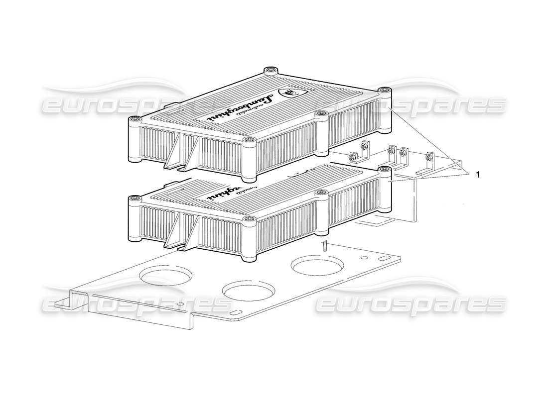 lamborghini diablo se30 (1995) electronic injection units (valid for usa - january 1995) part diagram