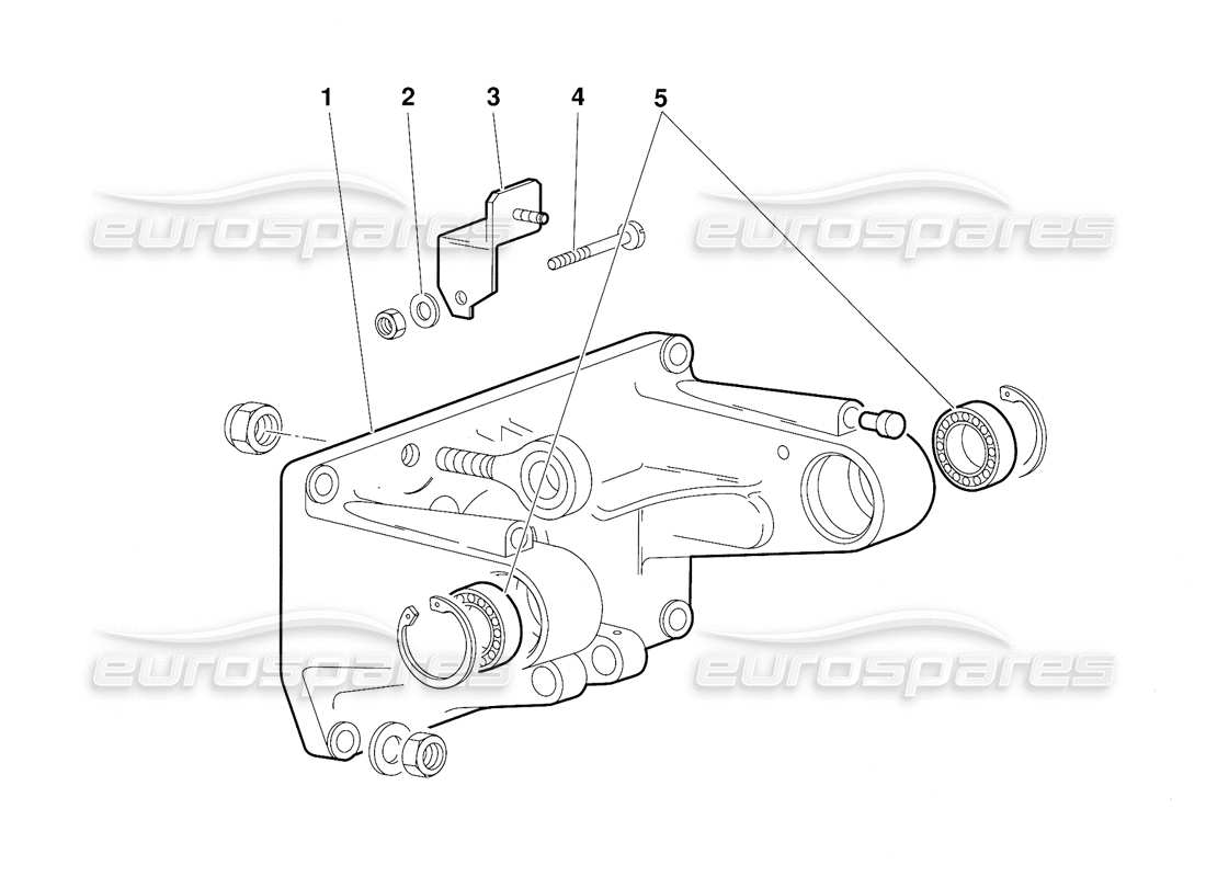 lamborghini diablo (1991) pedal mounting (valid for australia version - october 1991) part diagram