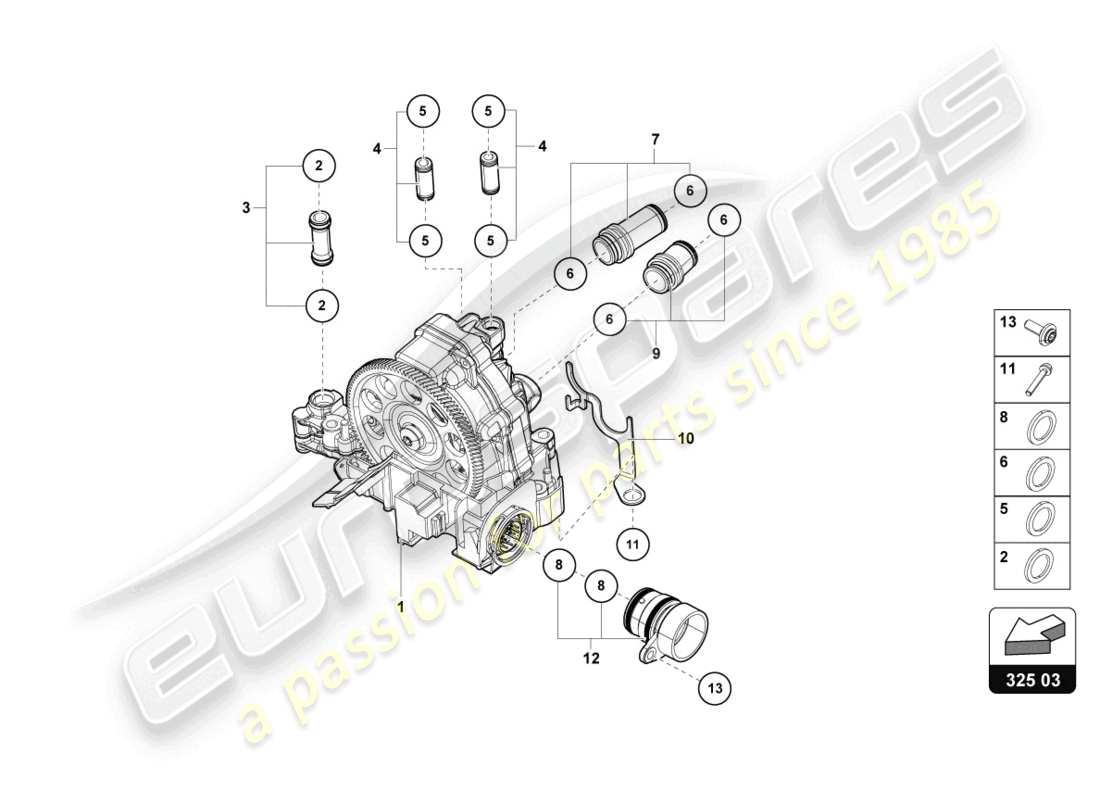 lamborghini sto (2021) hydraulics control unit part diagram