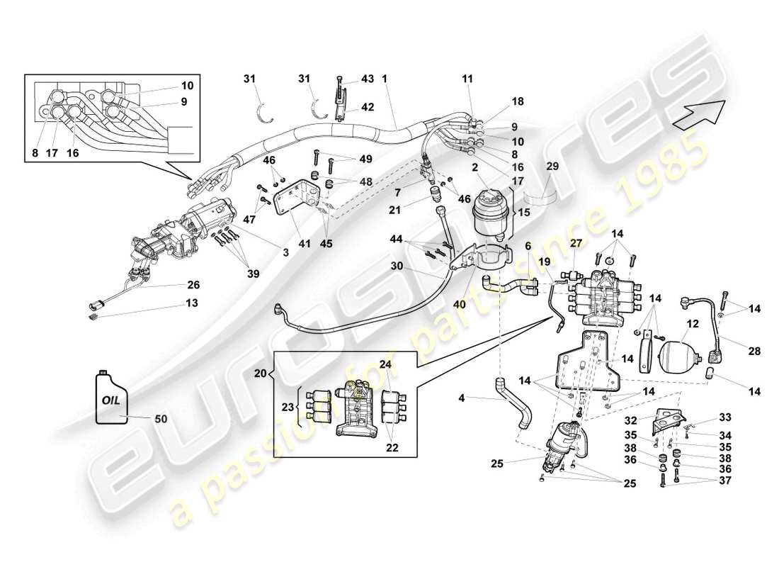 lamborghini gallardo spyder (2008) switch unit part diagram