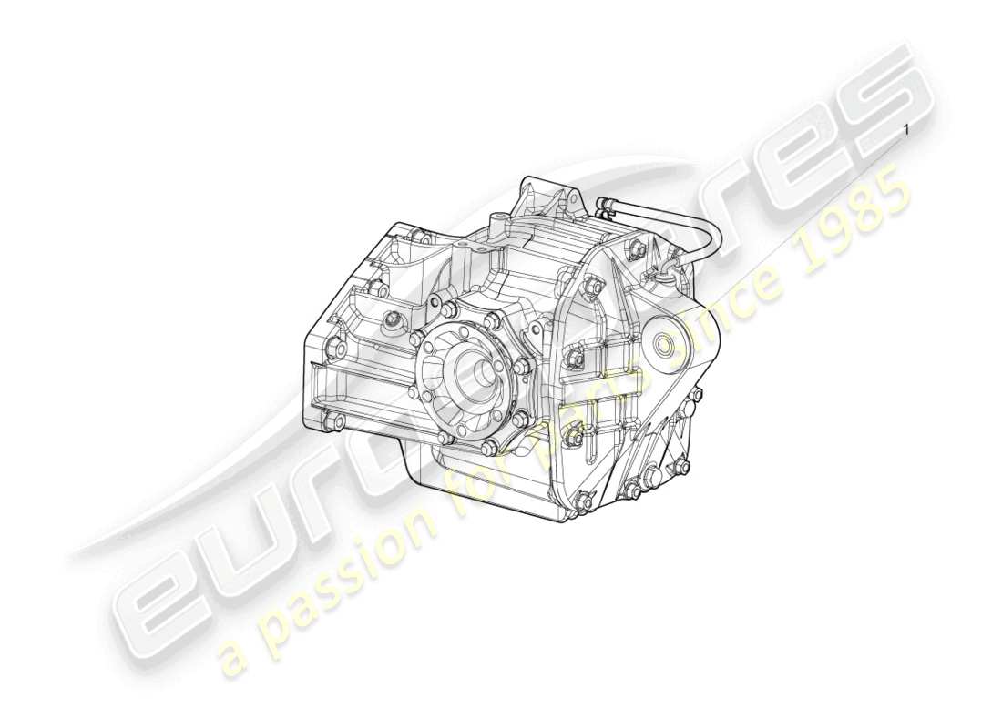 lamborghini lp640 coupe (2010) final drive, complete rear part diagram