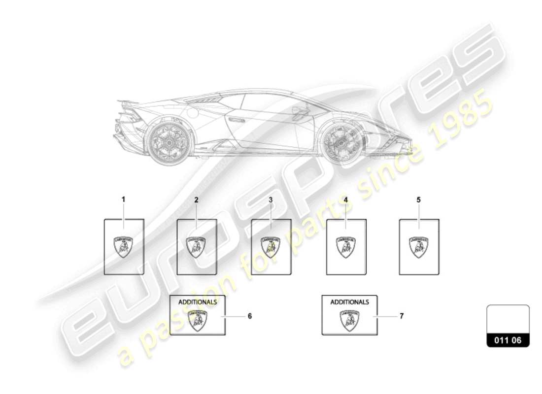 lamborghini tecnica (2024) vehicle wallet part diagram