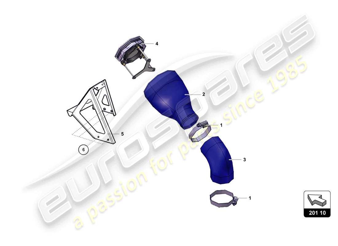 lamborghini super trofeo evo 2 (2022) refuelling part diagram