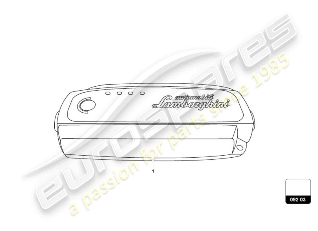 lamborghini revuelto coupe (accessories) battery charger part diagram