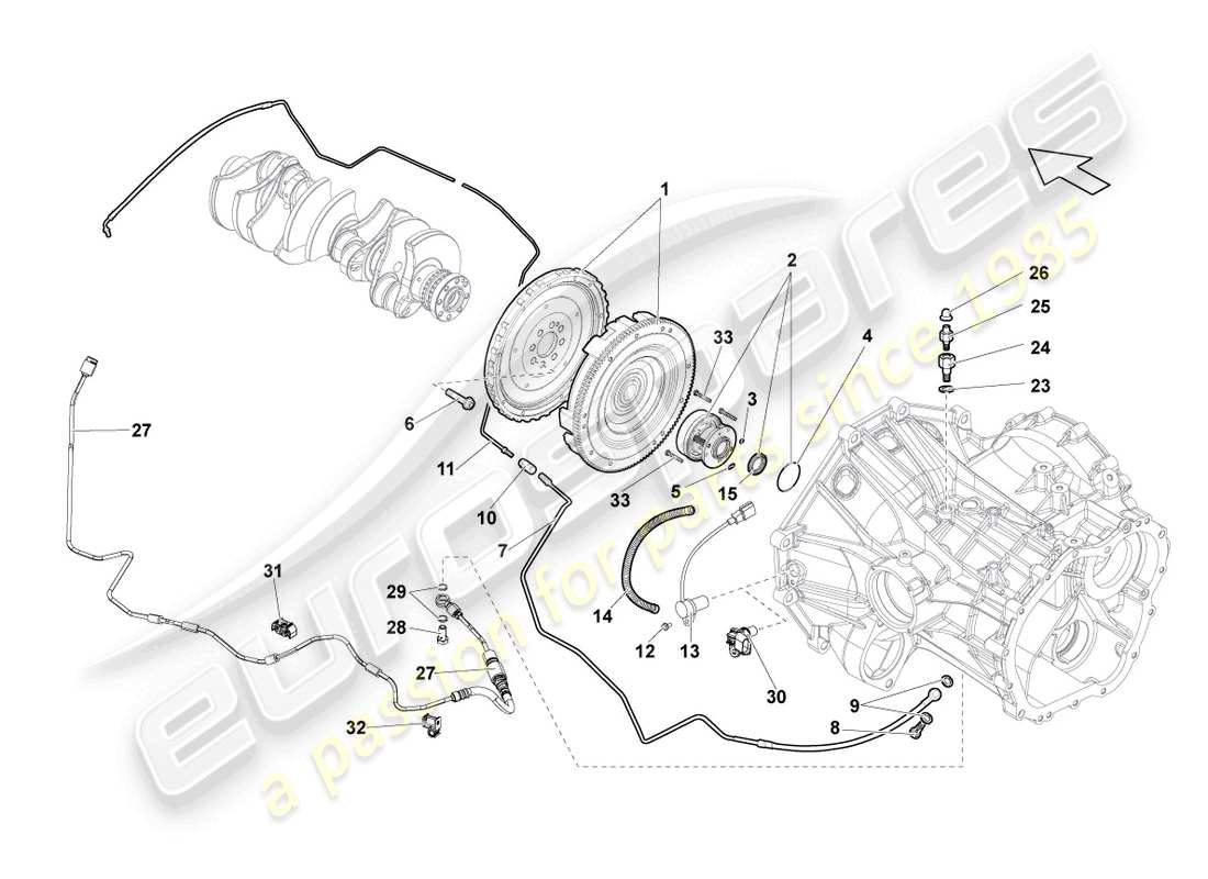 lamborghini superleggera (2008) coupling manual part diagram