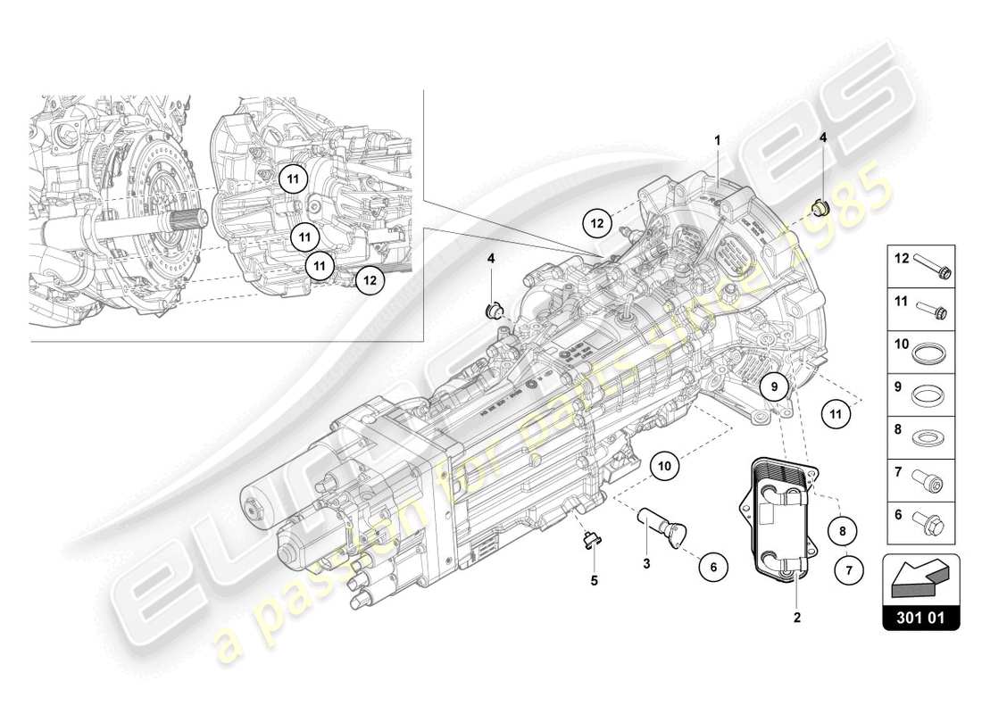 lamborghini countach lpi 800-4 (2022) oil filter part diagram