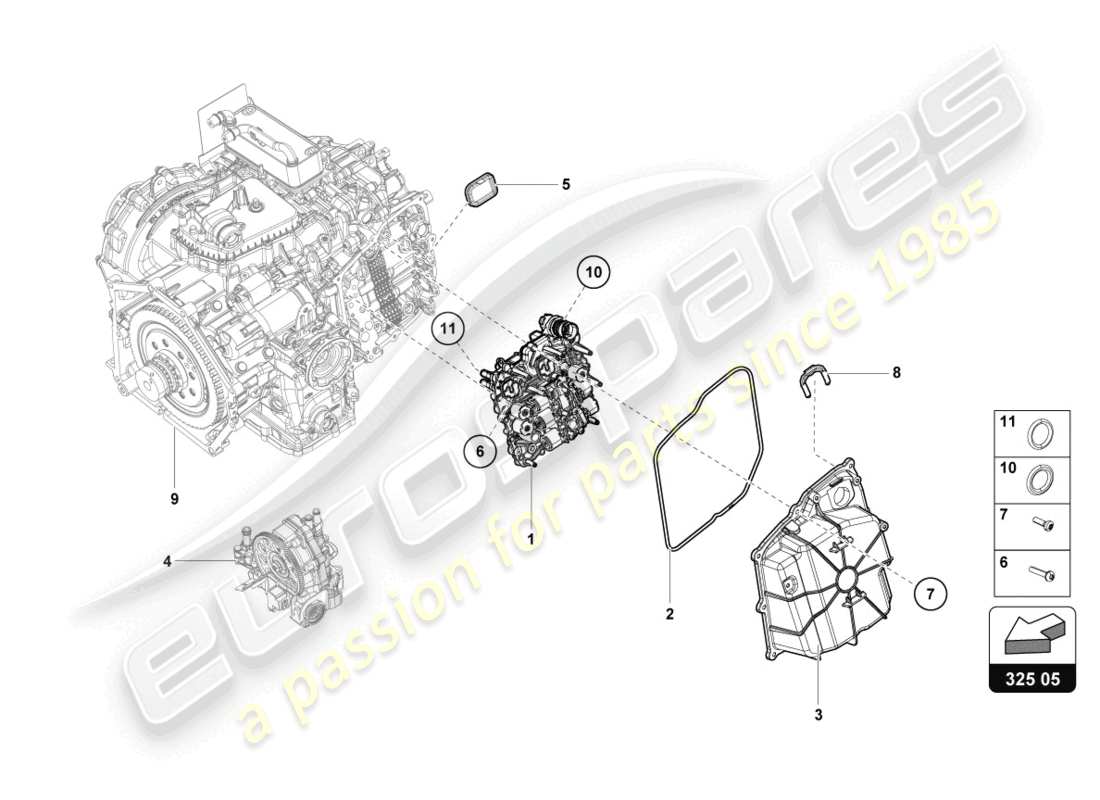 lamborghini tecnica (2024) mechatronic with software part diagram