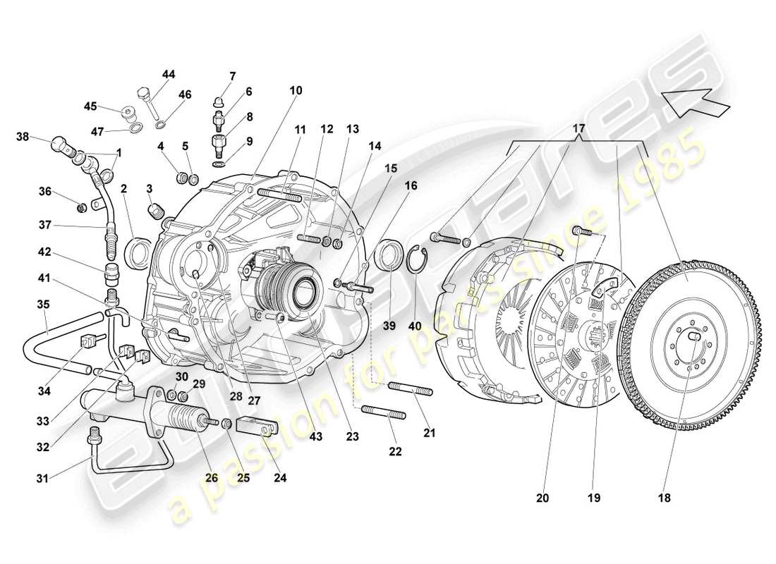 lamborghini reventon coupling part diagram