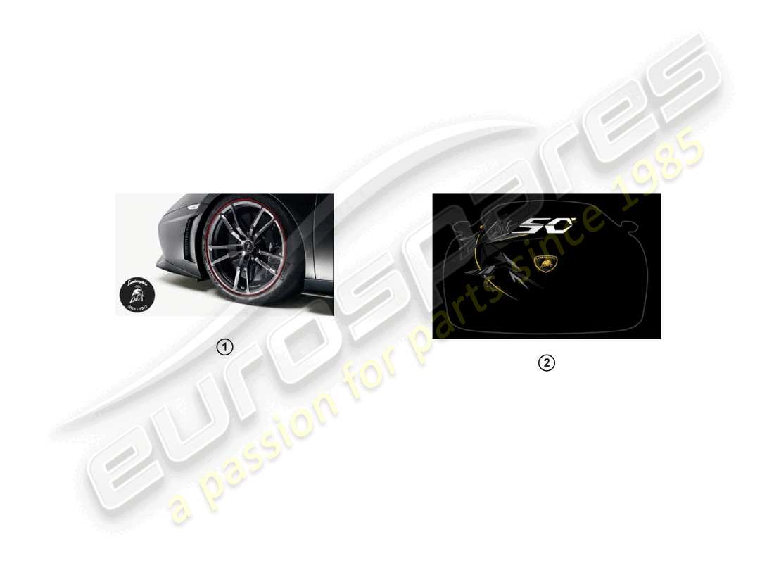 lamborghini gallardo spyder (accessories) retrofit kit part diagram