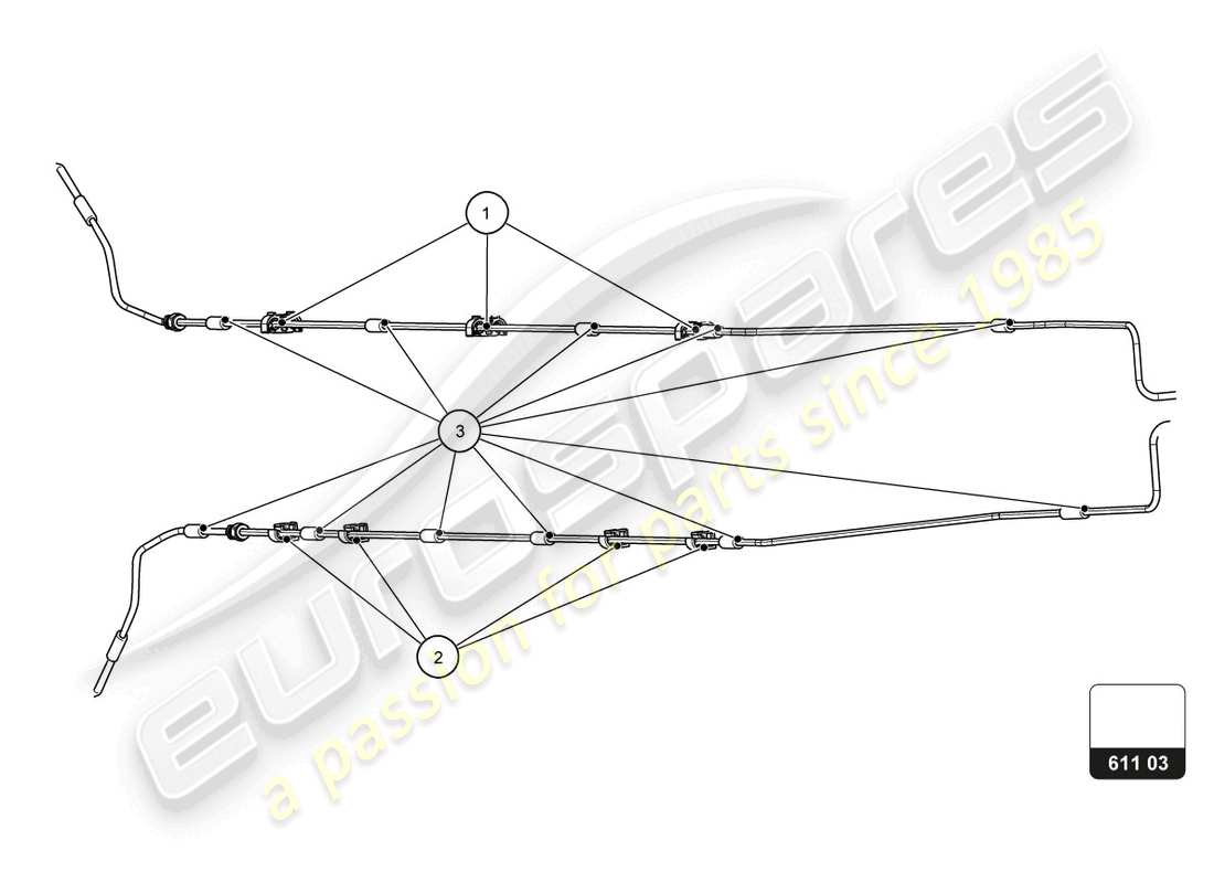 lamborghini super trofeo evo 2 (2022) brake system part diagram