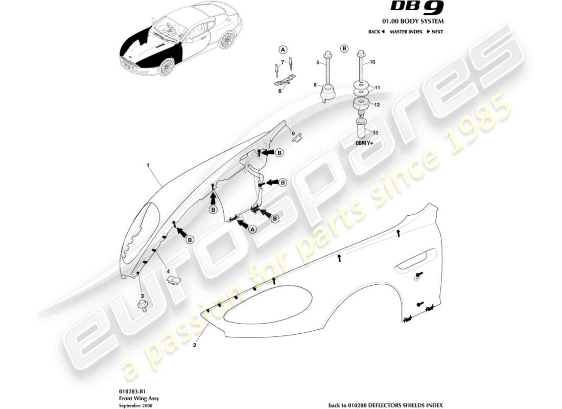 part diagram containing part number 4g43-c04545-a-pia30