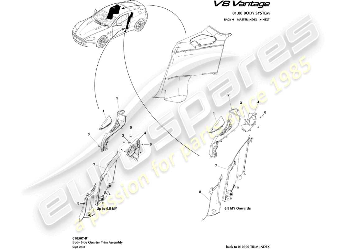 part diagram containing part number 701170