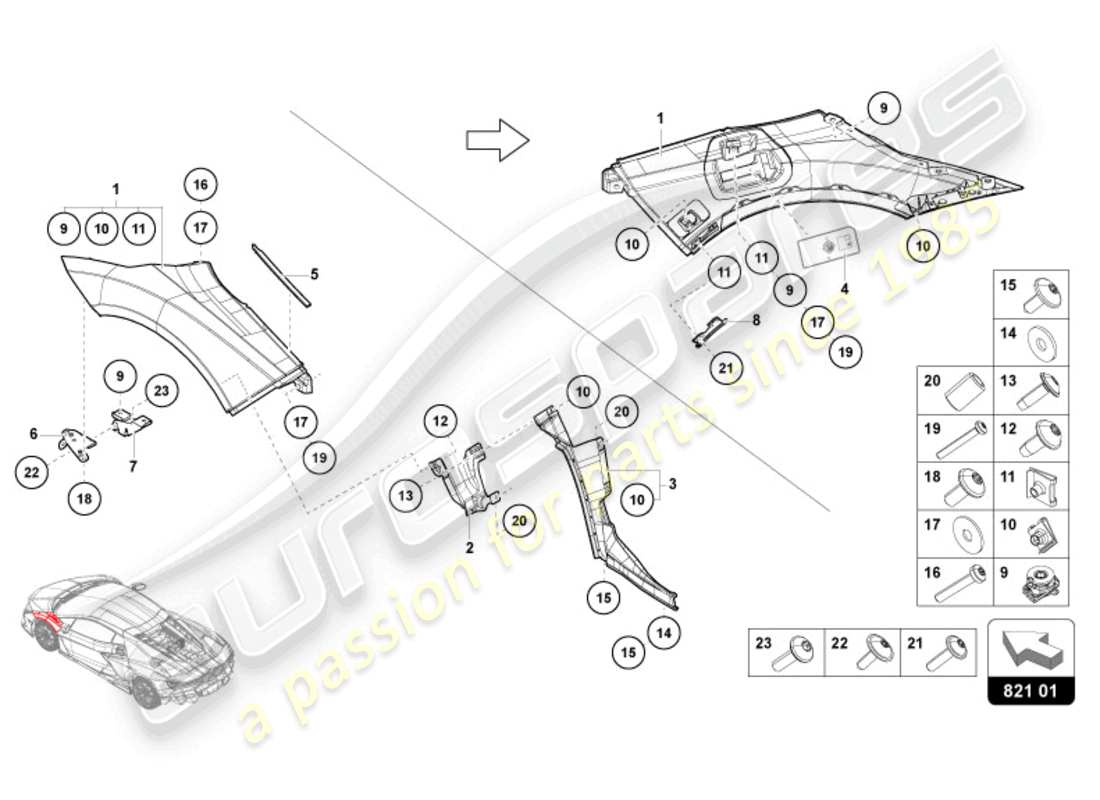 part diagram containing part number 8p7806305