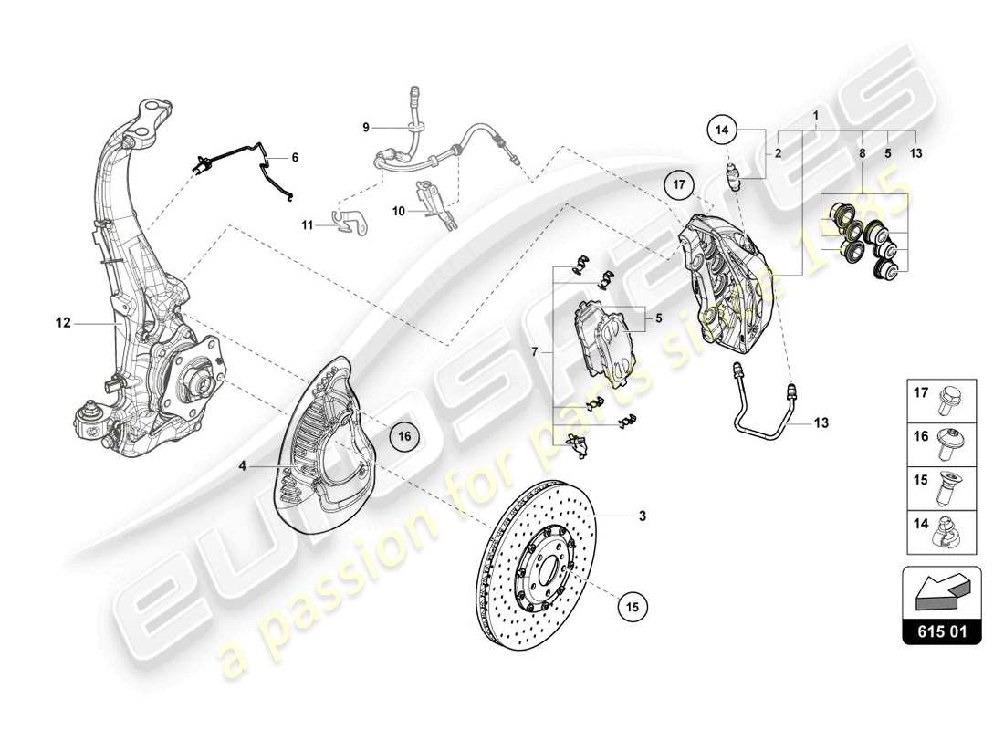 part diagram containing part number 4m0615301br