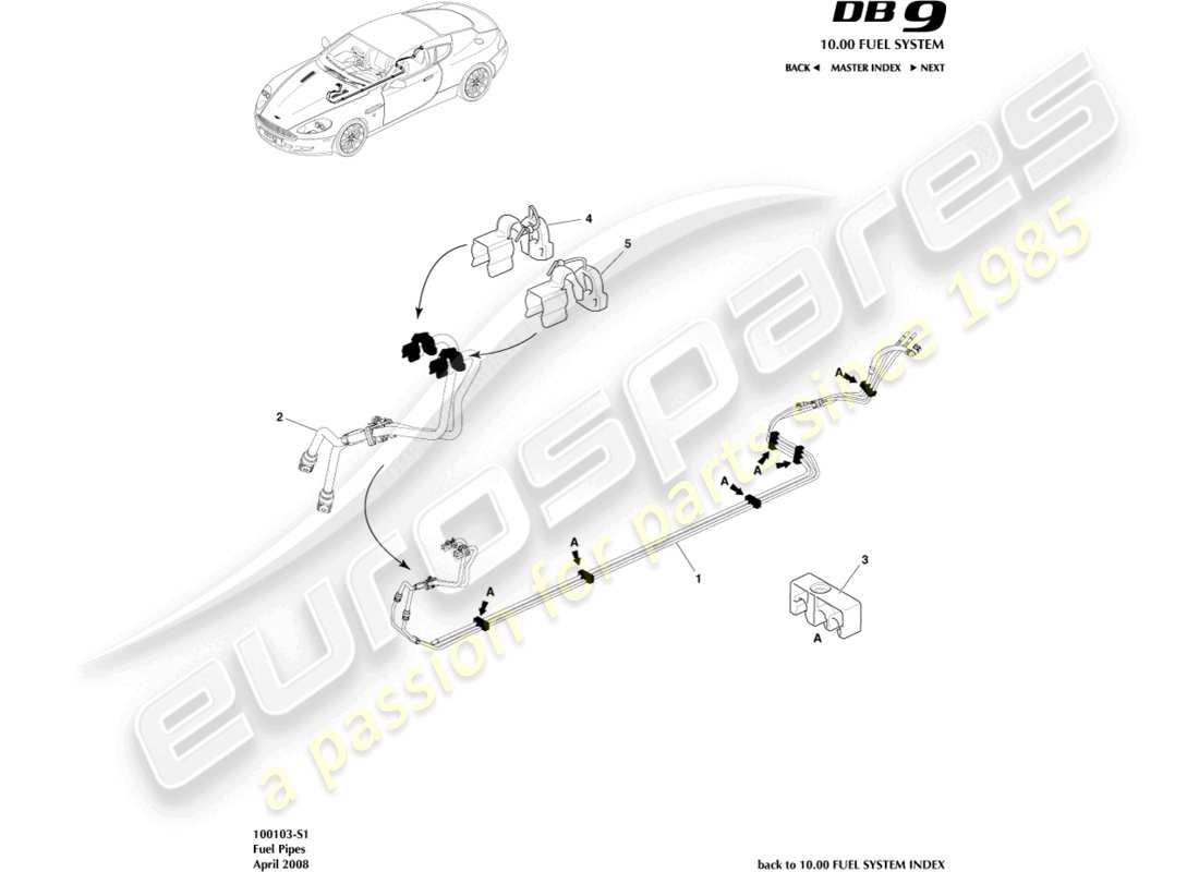 part diagram containing part number 4g43-9s284-ad