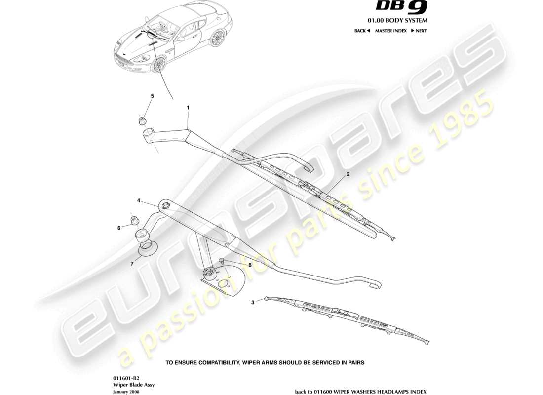 part diagram containing part number 699838