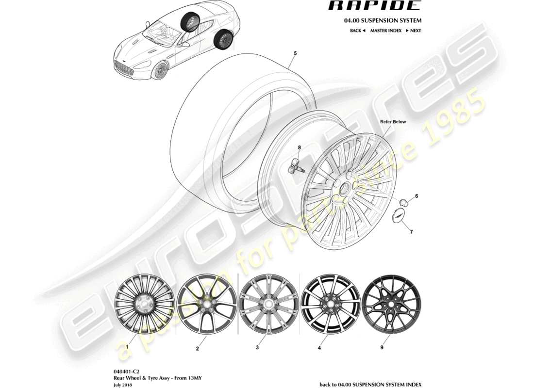 part diagram containing part number hy53-1a096-da-pk