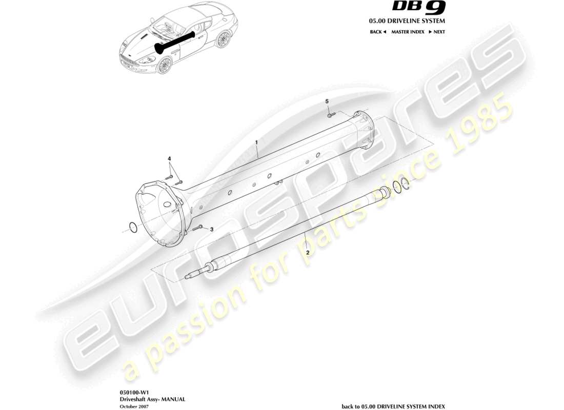 part diagram containing part number 4g43-4500-ag