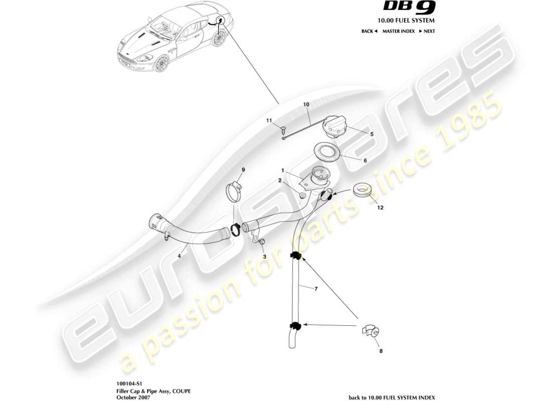 part diagram containing part number 4g43-14605-aa