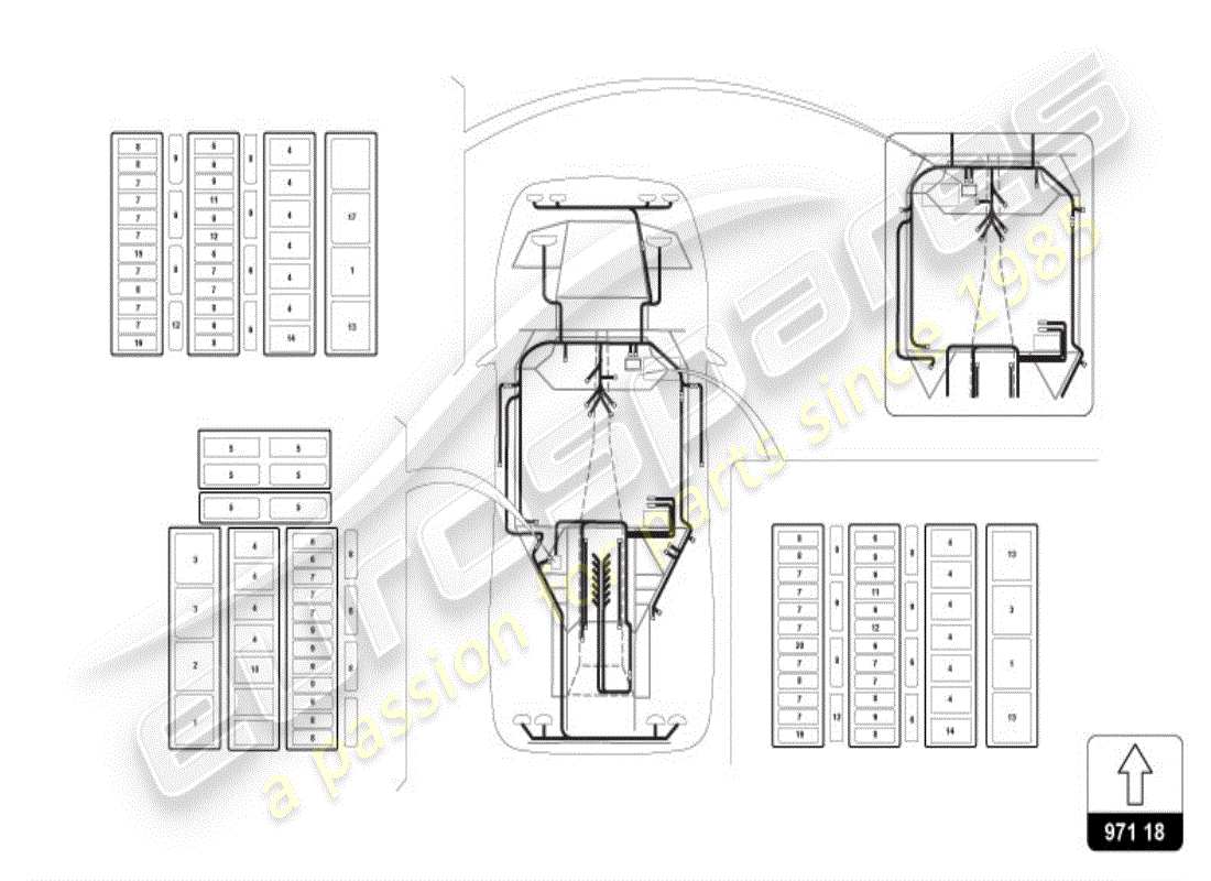 lamborghini diablo vt (1999) electrical system part diagram