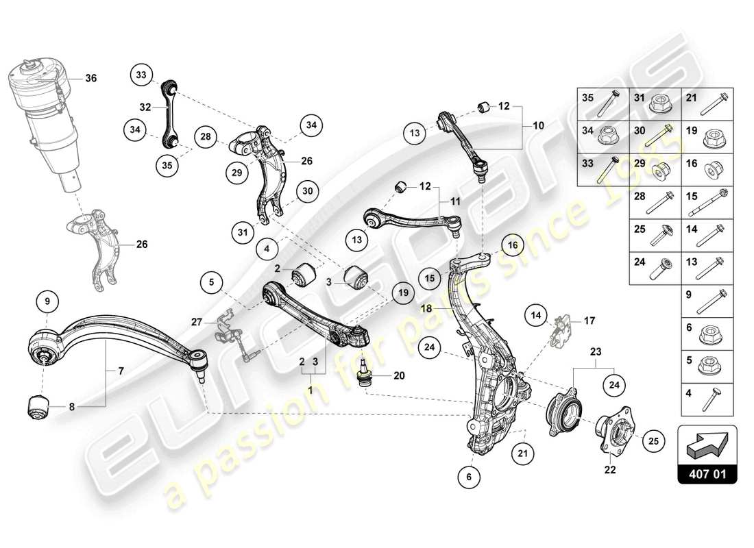 part diagram containing part number 4m0407510c