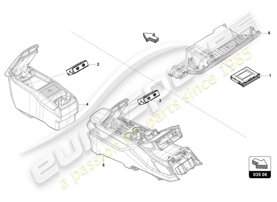 part diagram containing part number 4n0035123