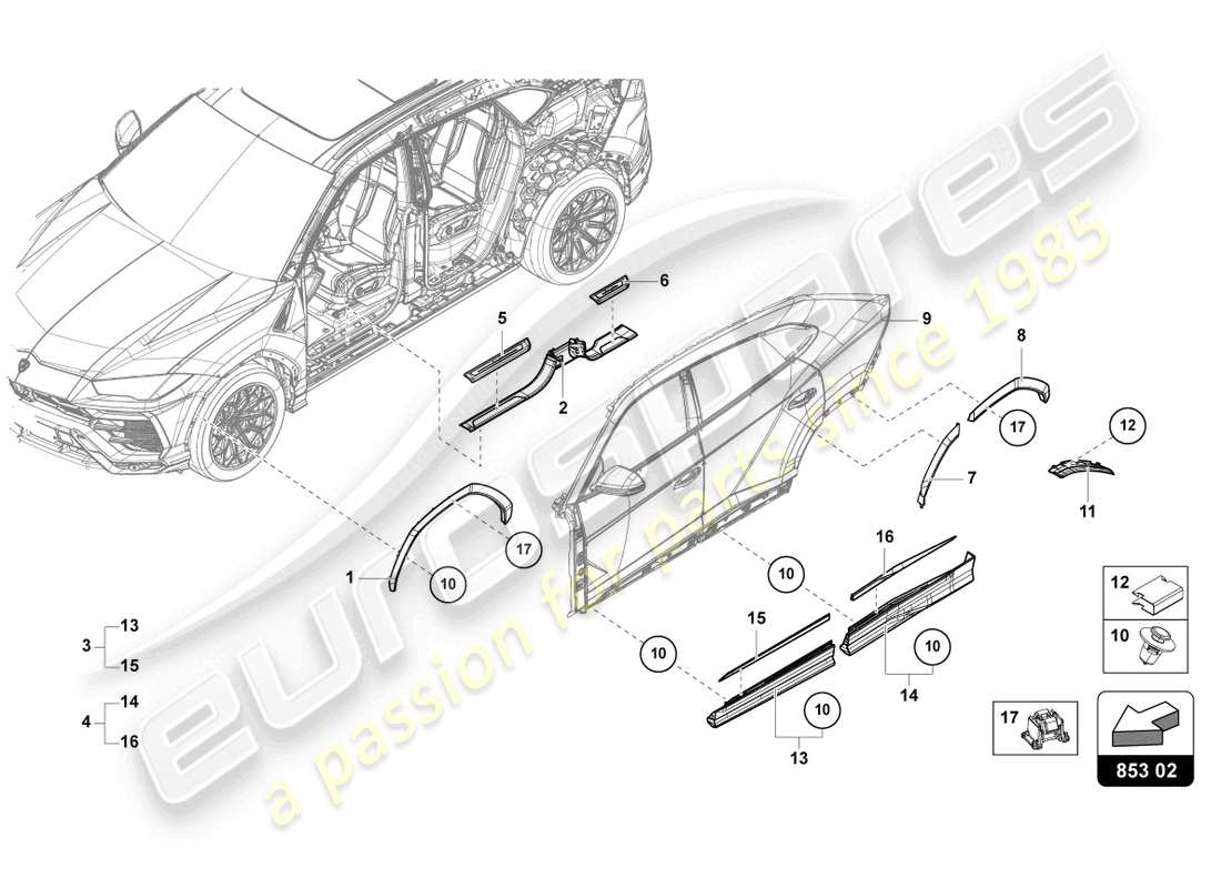 part diagram containing part number 4ml853376b