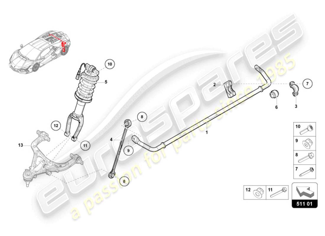 part diagram containing part number n10706901