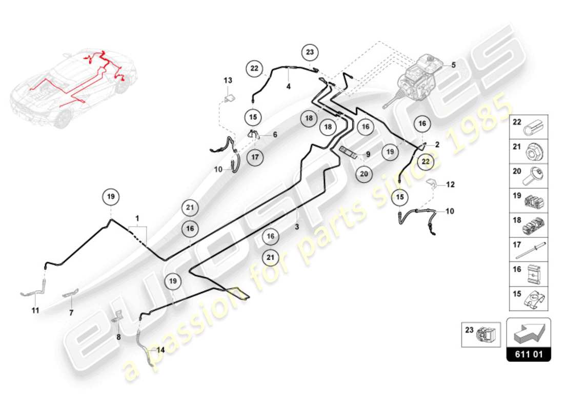 part diagram containing part number 8k0611797g