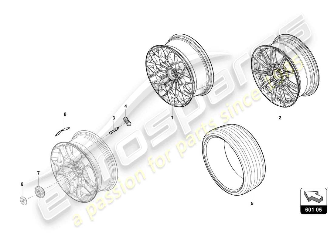 part diagram containing part number 4t3601017af