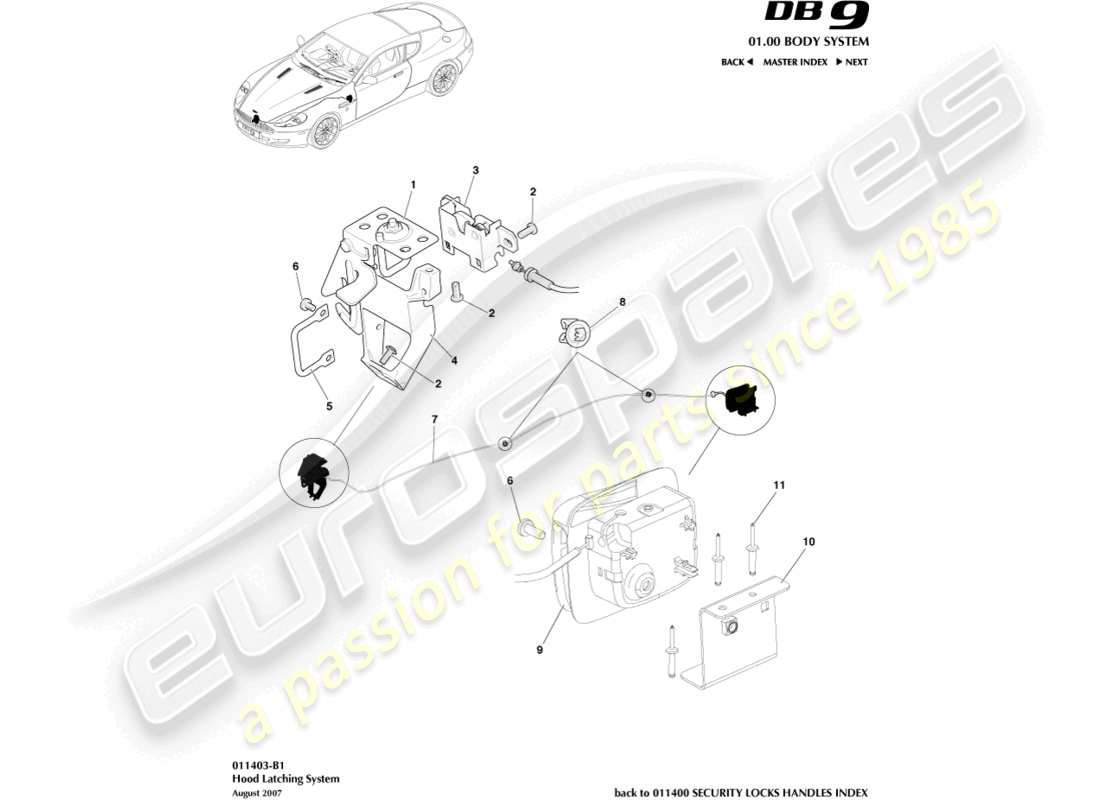 part diagram containing part number 701454