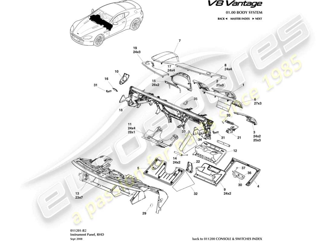 part diagram containing part number 77-84981