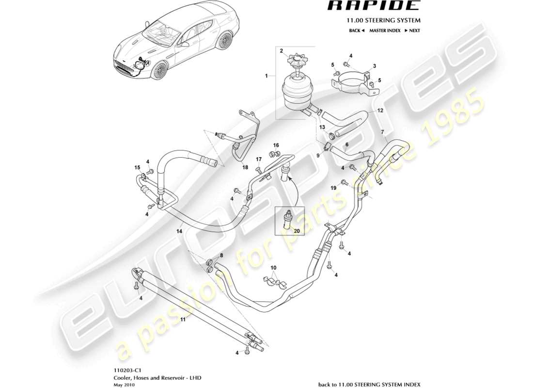 part diagram containing part number 703203