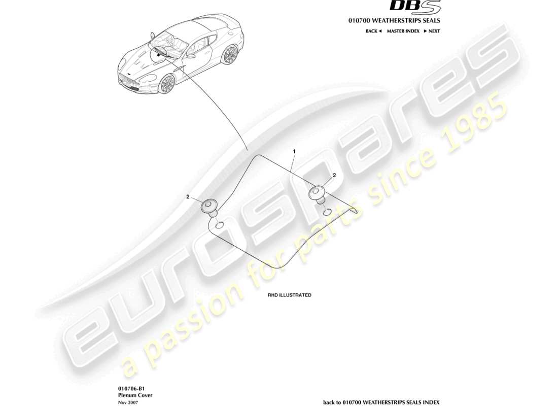 part diagram containing part number 701158