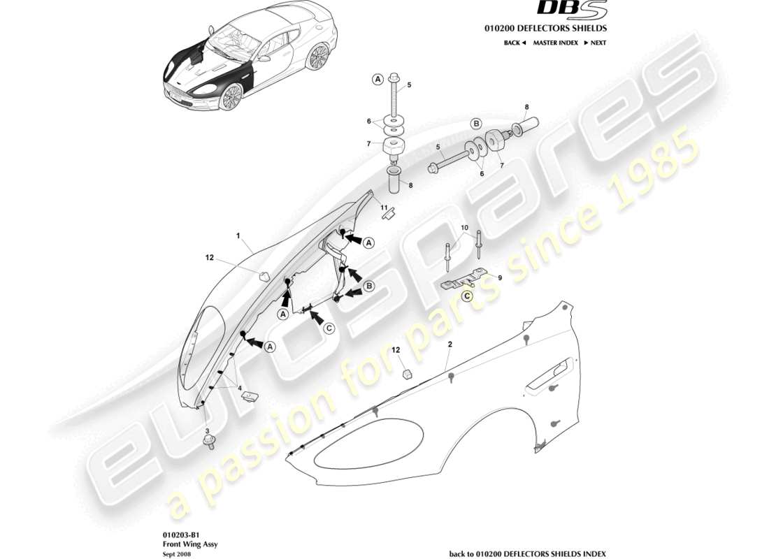 part diagram containing part number 6g33-46768-aa