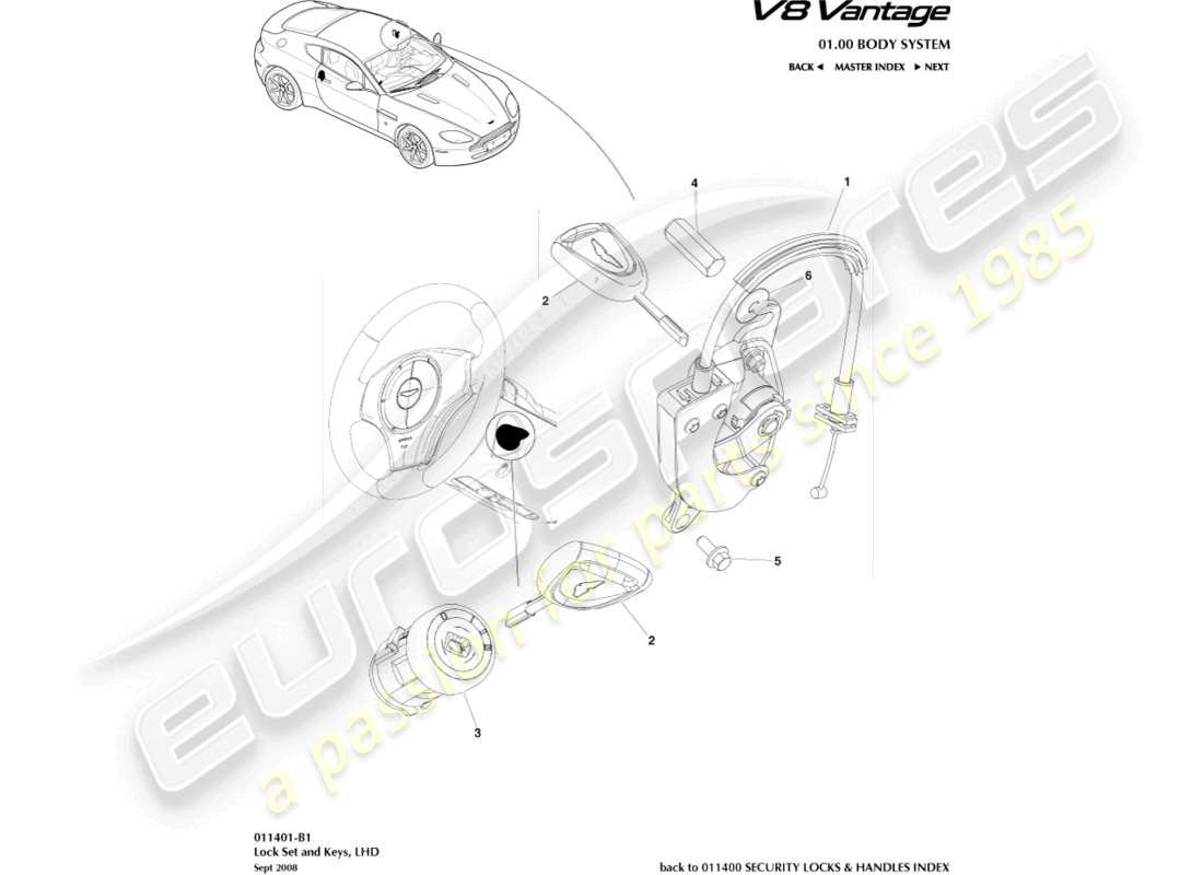 part diagram containing part number 4g43-654024-aa/b