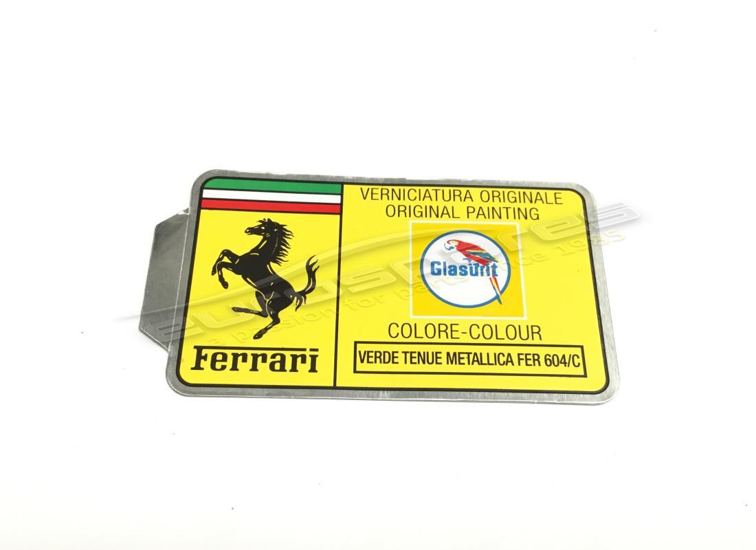 new ferrari glasurit paint tag. part number mc361515 (1)