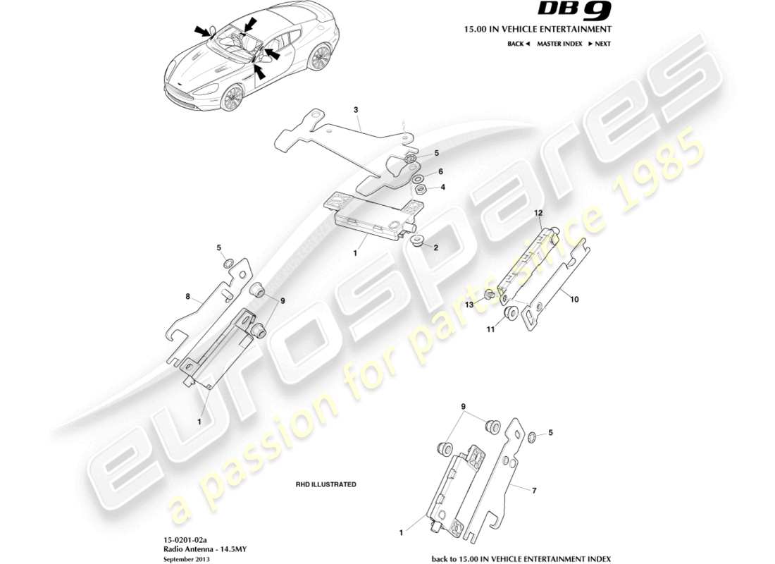 part diagram containing part number 9g43-18c847-aa