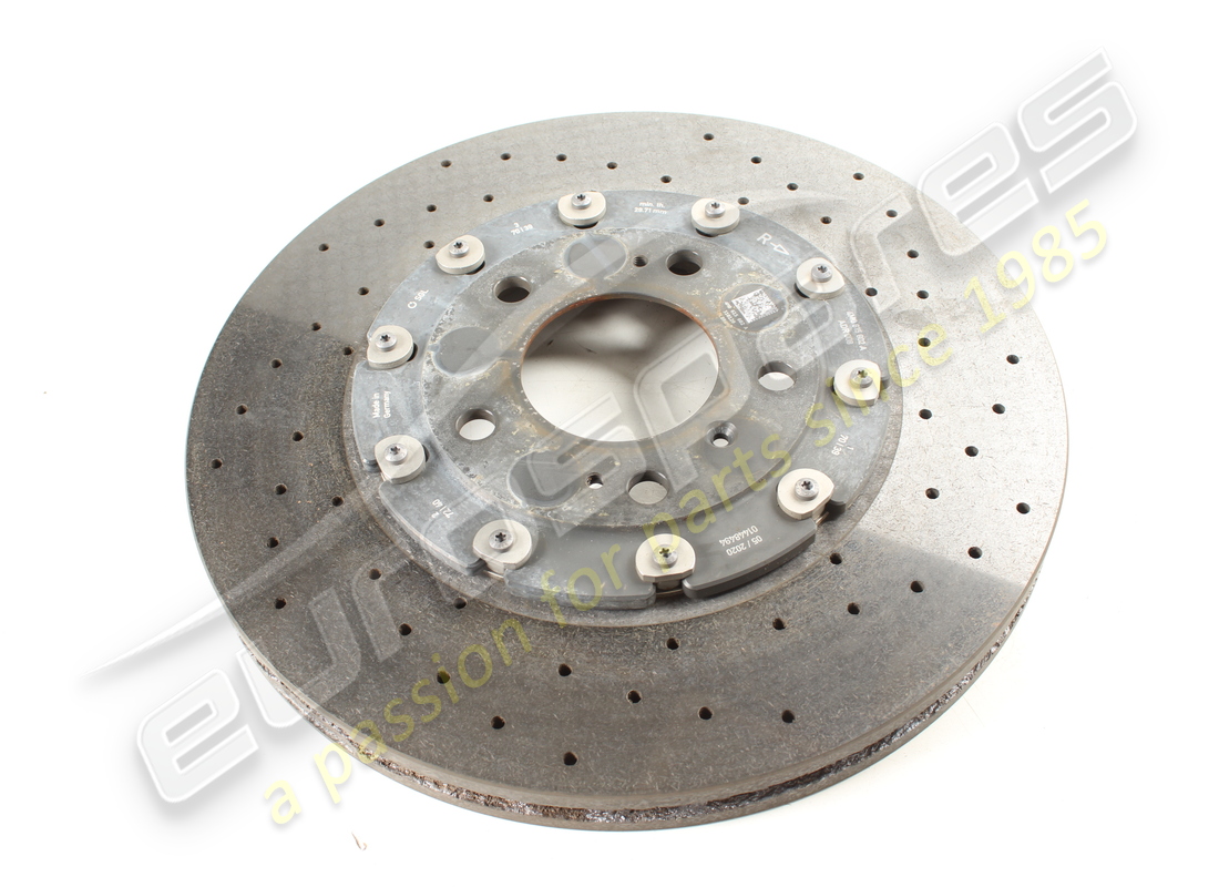 used lamborghini right rear brake disc part number 4m0615602a