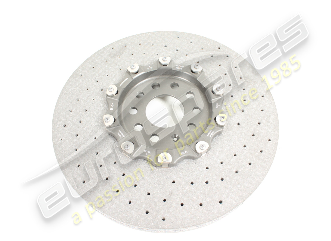 new lamborghini front r h ceramic brake disc (vented). part number 470615302g (1)