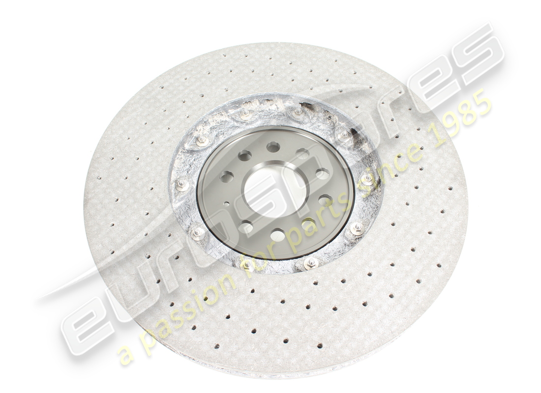 new lamborghini front lh ceramic brake disc (vented). part number 470615301g (2)