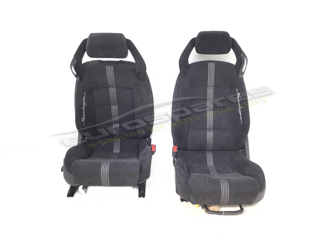 used lamborghini pair superleggera seats. part number 40388102100 (1)