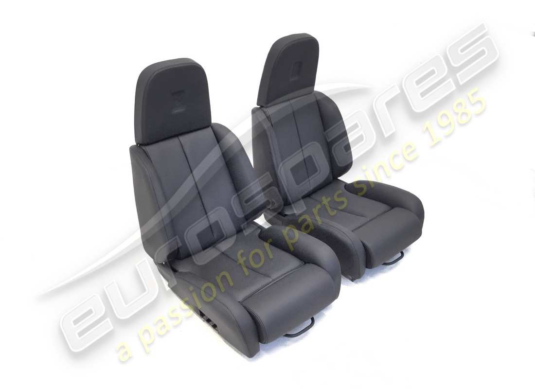 reconditioned eurospares pair black seats (testarossa). part number eap1227215 (3)