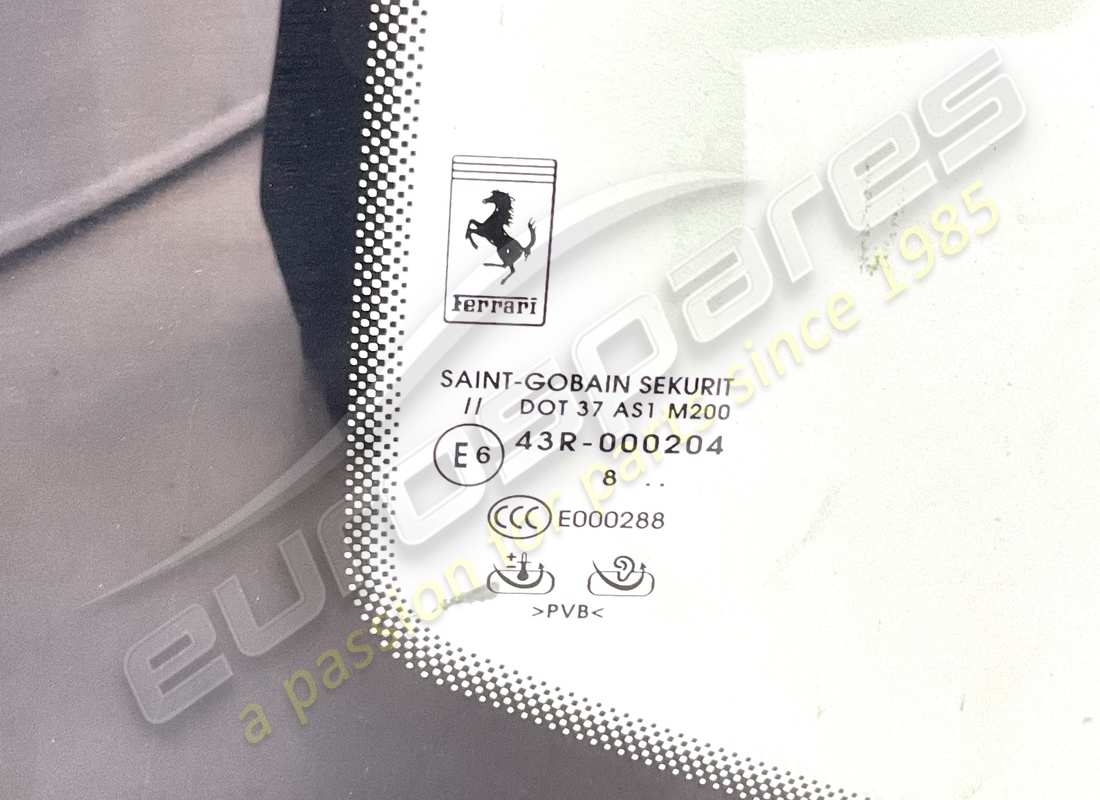 new ferrari windscreen. part number 862250 (2)